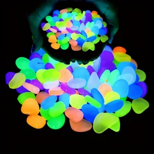 100/500pcs Glow In The Dark Pebbles