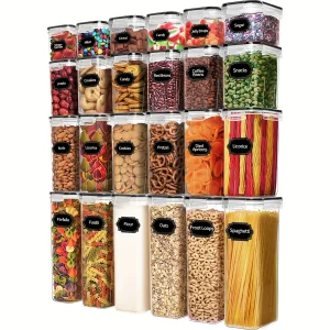24Piece Airtight Food Storage Containers Set