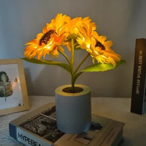 3 LED Night Light Sunflower
